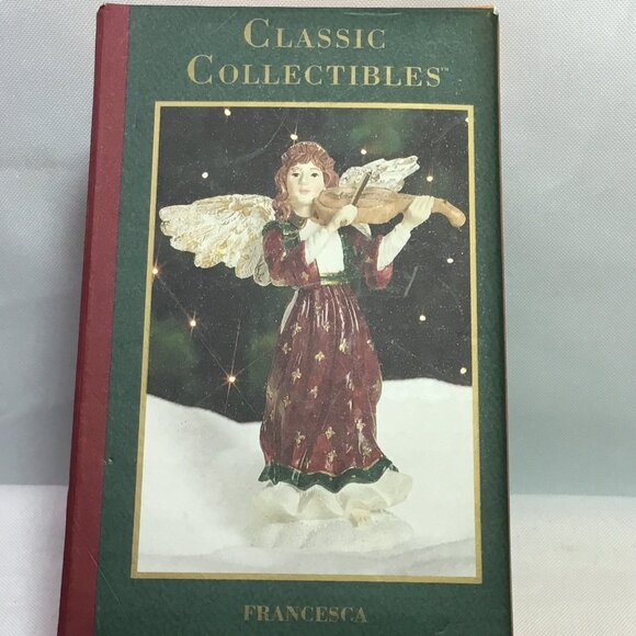 Classic Collectibles Christmas Angle Francesca Violin Playing 1995 Meier & Frank - Picture 1 of 9